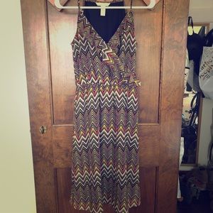 Banana Republic print midi dress
